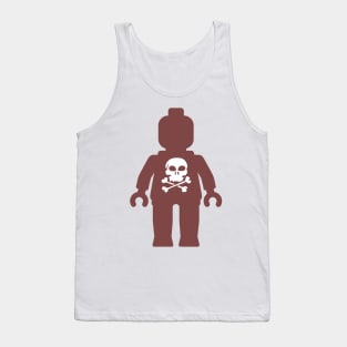 Minifig with Skull Design Tank Top